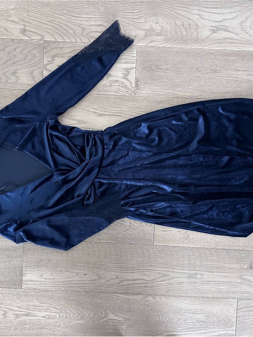Zara Navy Blue Midi Dress